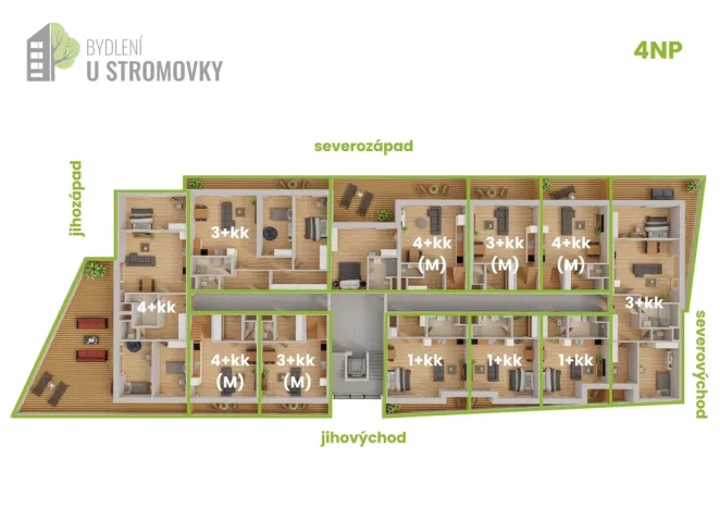 Prodej bytu 3+kk, České Budějovice, 71 m2