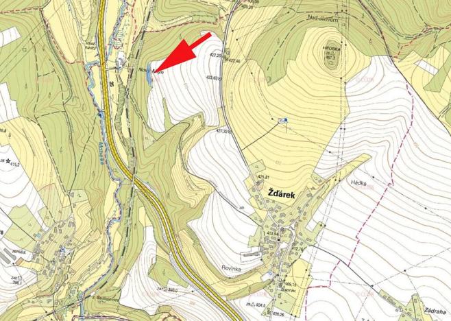 Prodej louky, Žďárek, 1704 m2