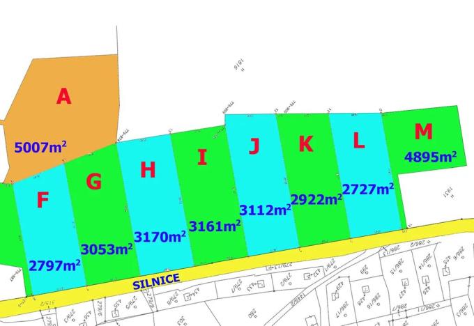 Prodej louky, Liberec, 3170 m2