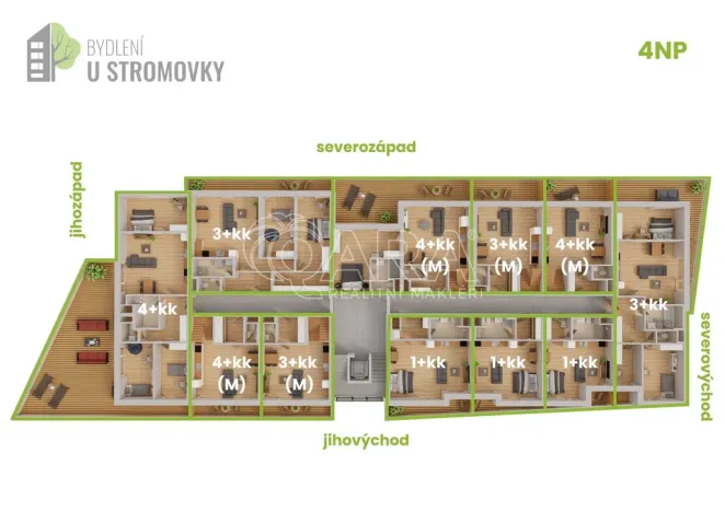 Prodej bytu 4+kk, České Budějovice, 101 m2
