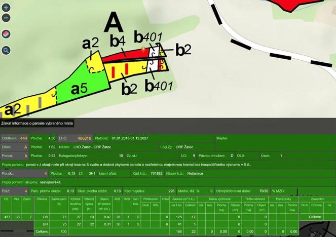 Prodej lesa, Tuchořice, 13223 m2