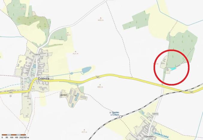 Prodej pozemku pro bydlení, Číčenice, 816 m2
