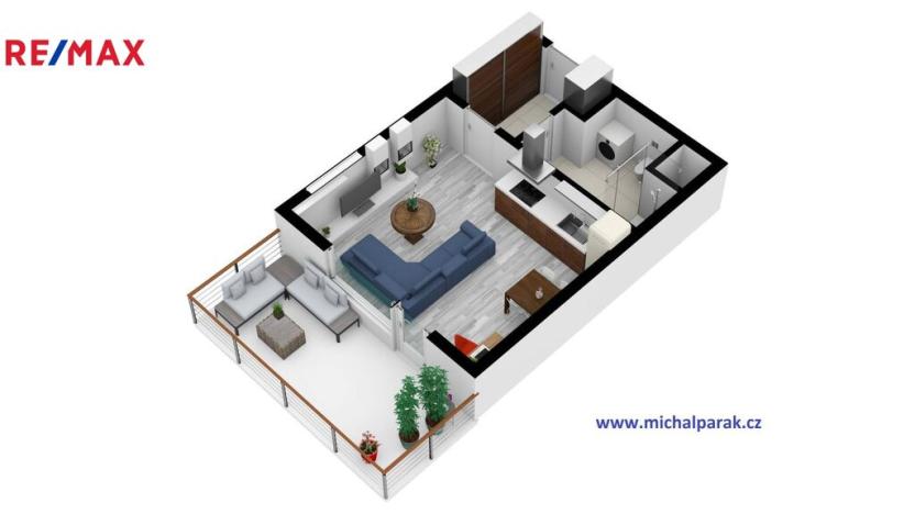 Pronájem bytu 1+kk, Hradec Králové, V Koutech, 37 m2