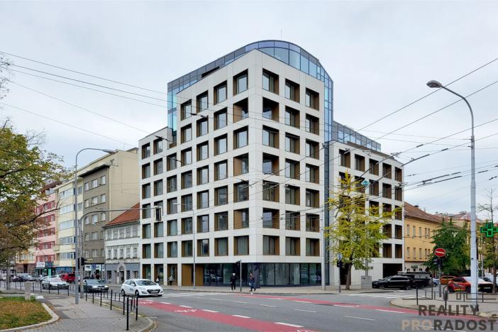 Pronájem bytu 2+kk, Brno - Veveří, Slovákova, 54 m2