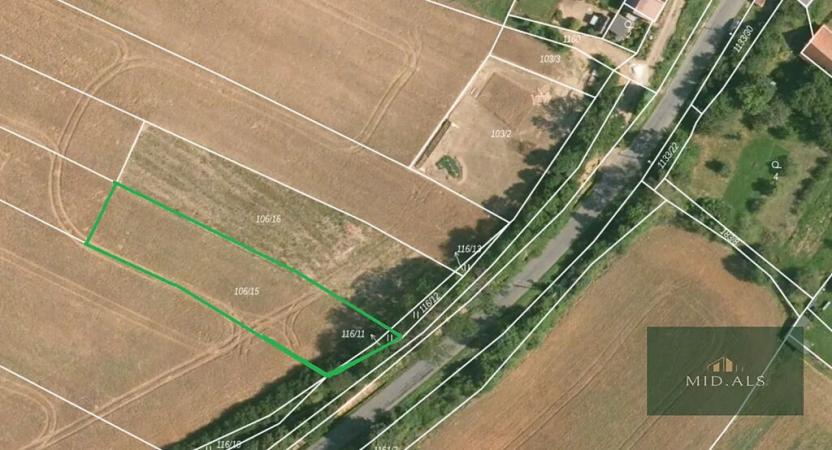 Prodej pozemku pro bydlení, Těškov, 1300 m2