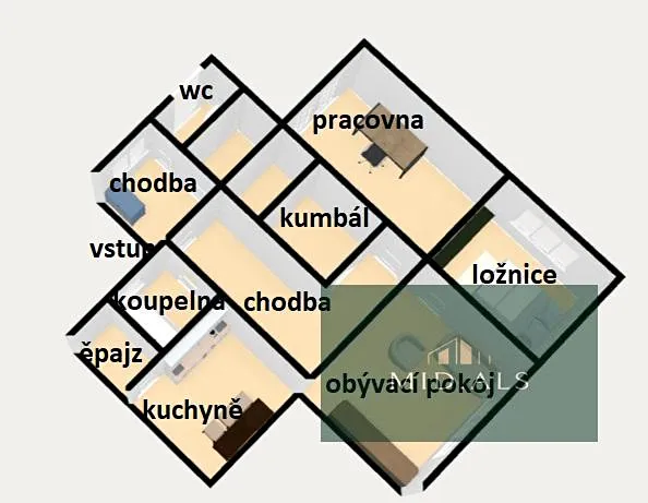 Prodej rodinného domu, Sýkořice, 103 m2