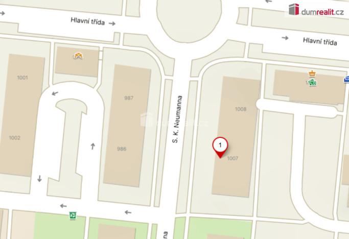 Pronájem bytu 2+1, Ostrov, S. K. Neumanna, 65 m2