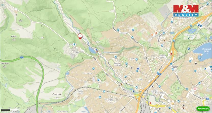 Pronájem garáže, Chomutov, 18 m2