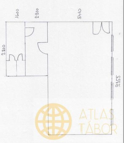 Pronájem obchodního prostoru, Tábor, Erbenova, 52 m2