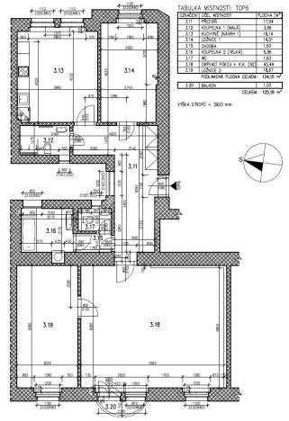 Pronájem kanceláře, Praha, Revoluční, 125 m2