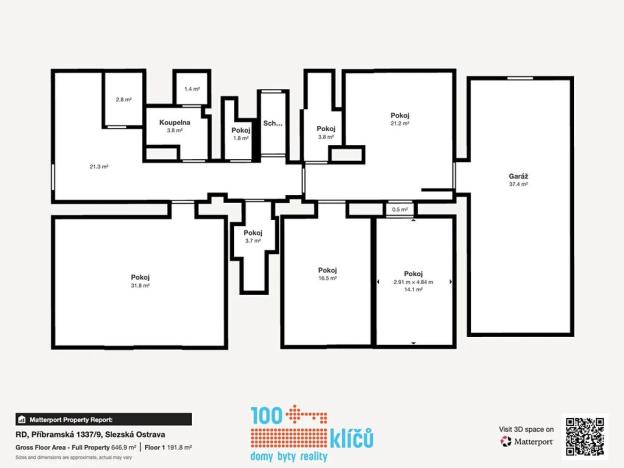 Prodej činžovního domu, Ostrava, Příbramská, 823 m2