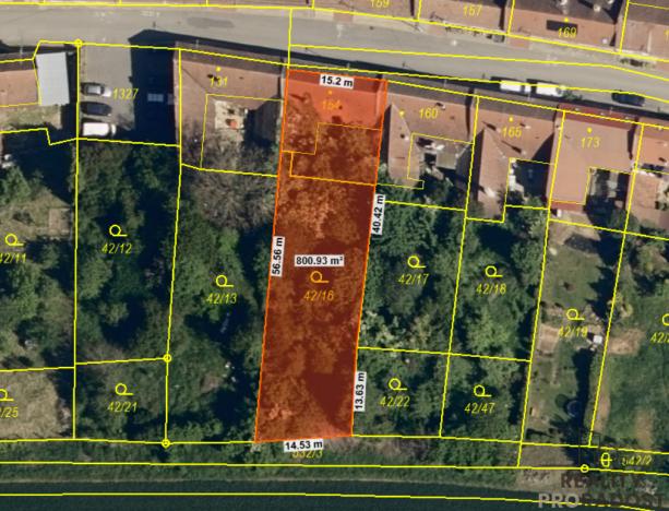 Prodej pozemku pro bydlení, Uhřice, 801 m2