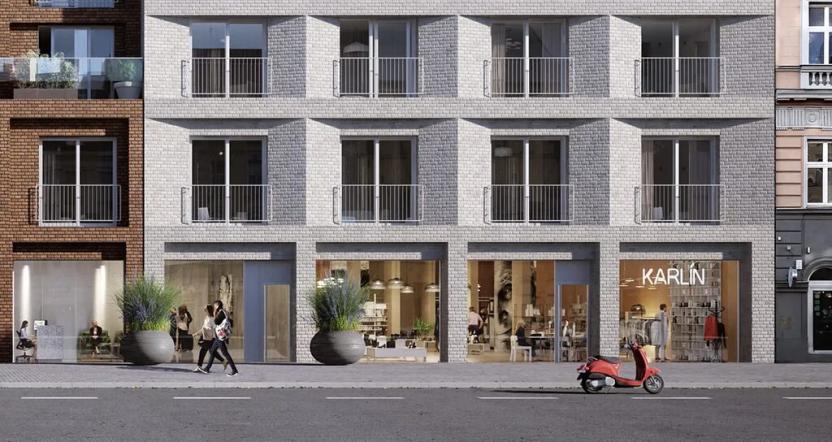 Pronájem bytu 3+kk, Praha - Karlín, Křižíkova, 70 m2