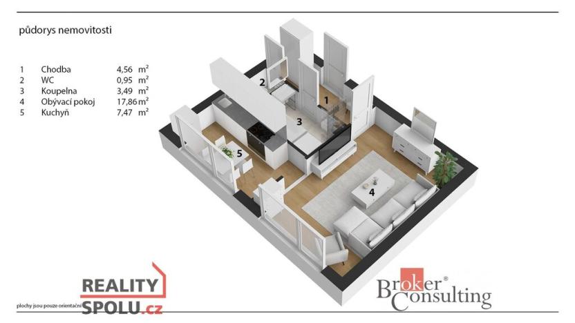 Prodej bytu 1+1, Mladá Boleslav - Mladá Boleslav II, 17. listopadu, 36 m2