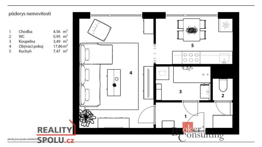 Prodej bytu 1+1, Mladá Boleslav - Mladá Boleslav II, 17. listopadu, 36 m2