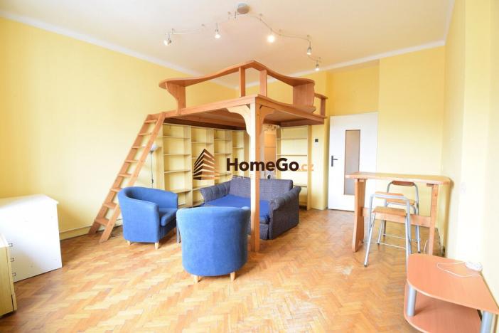 Pronájem bytu 1+kk, Praha - Vršovice, Vršovická, 25 m2