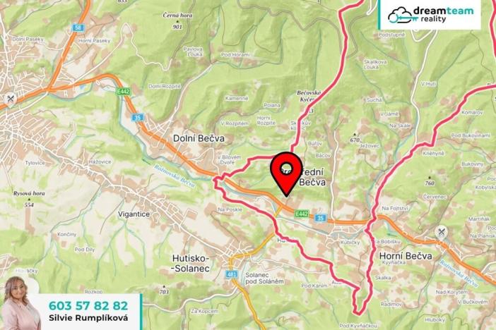 Prodej pozemku pro bydlení, Prostřední Bečva, 3034 m2