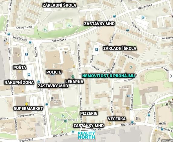 Pronájem bytu 3+1, Ústí nad Labem, U Pivovarské zahrady, 82 m2