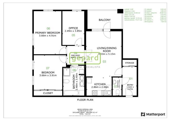 Prodej bytu 4+kk, Praha - Hloubětín, K náhonu, 92 m2