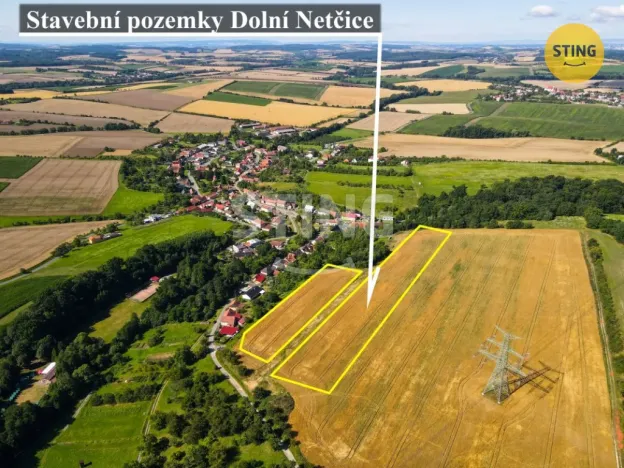 Prodej pozemku pro bydlení, Dolní Nětčice, 1108 m2