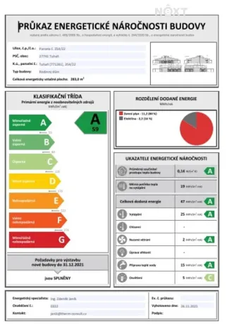 Prodej rodinného domu, Tuhaň, 145 m2