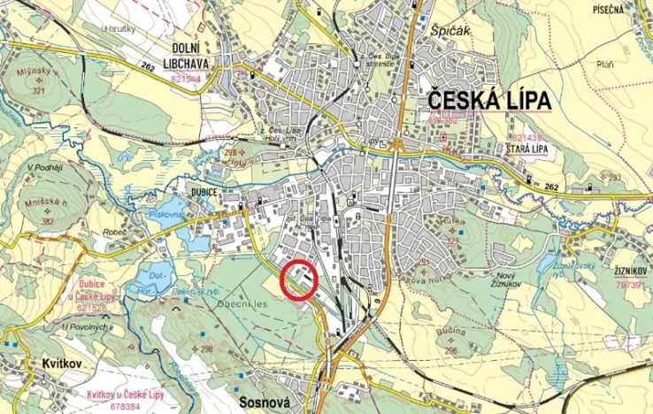 Prodej lesa, Česká Lípa, 9033 m2