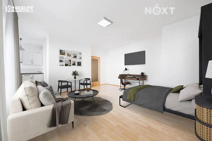 Prodej bytu 1+kk, Praha - Košíře, Plzeňská, 35 m2