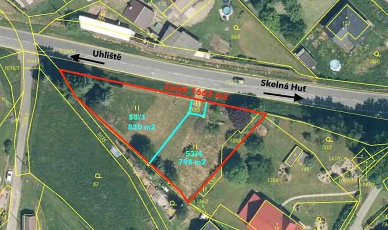 Prodej pozemku pro bydlení, Chudenín, 1662 m2