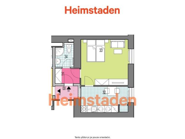 Pronájem bytu 1+1, Havířov - Město, Hlavní třída, 33 m2