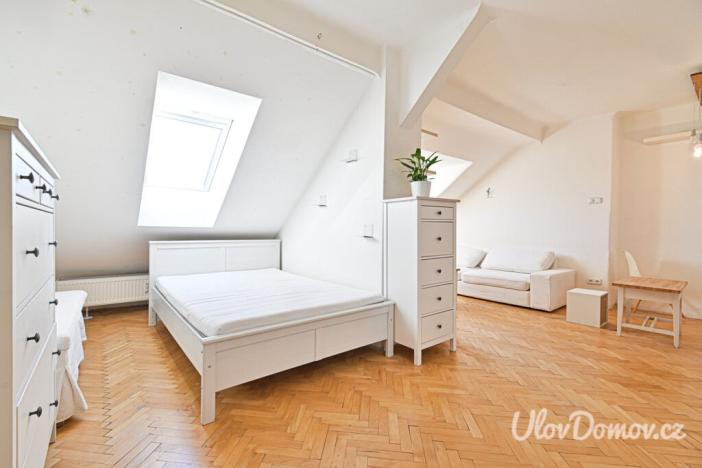 Pronájem bytu 1+kk, Praha - Vinohrady, V Horní Stromce, 42 m2