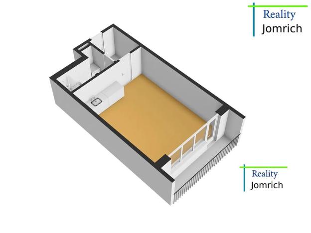 Pronájem bytu 1+kk, Liberec, Na Perštýně, 42 m2