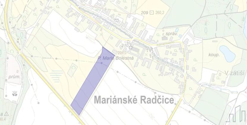 Prodej komerčního pozemku, Mariánské Radčice, 17913 m2