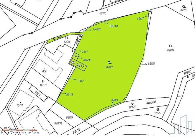 Prodej pozemku pro bydlení, Hanušovice, 3222 m2