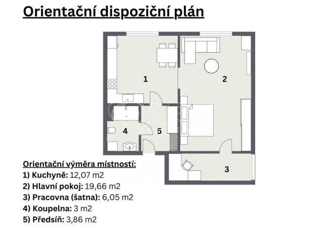 Pronájem bytu 1+1, Praha - Hostivař, plukovníka Mráze, 45 m2