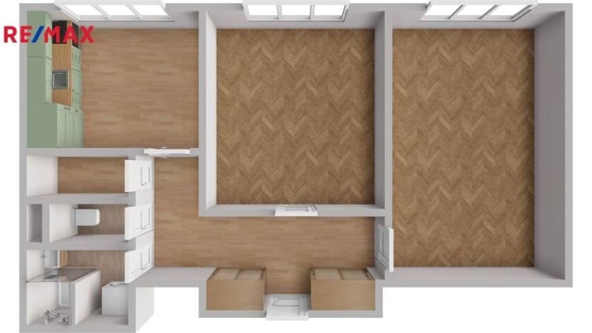 Prodej bytu 2+1, Hradec Králové - Pražské Předměstí, Haškova, 57 m2