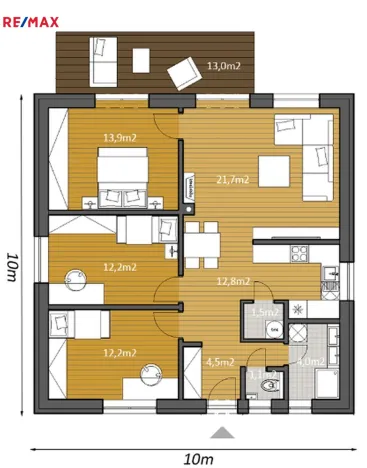 Prodej rodinného domu, Divec, 83 m2