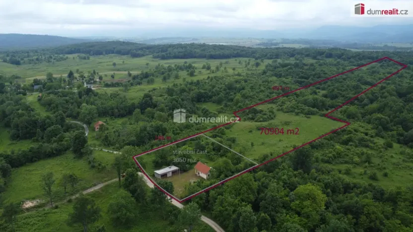 Prodej komerčního pozemku, Rakovica, Chorvatsko, 70904 m2