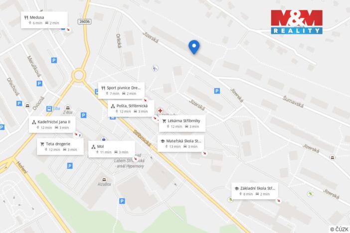 Pronájem bytu 1+1, Ústí nad Labem - Severní Terasa, Jizerská, 36 m2