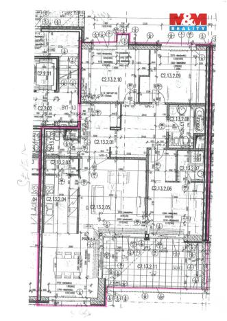 Pronájem bytu 4+kk, Praha - Michle, Tigridova, 119 m2