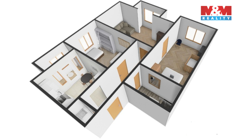 Prodej bytu 3+1, Jihlava, Malátova, 84 m2