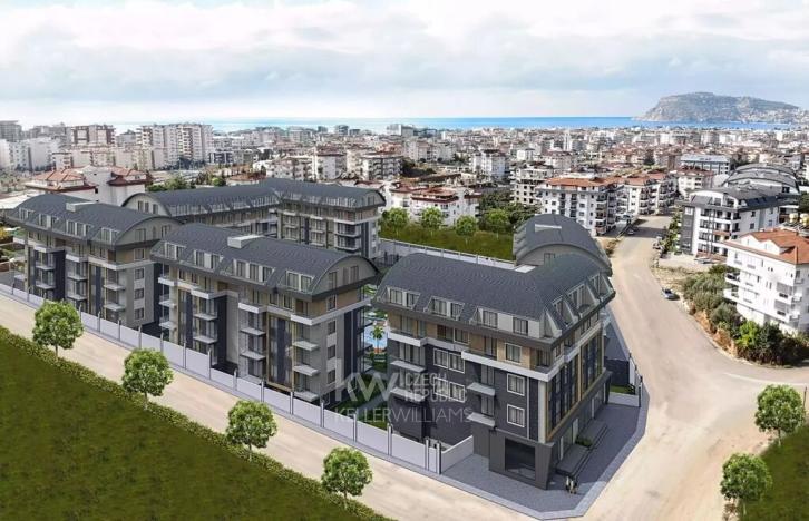 Prodej bytu 2+kk, Oba, Turecko, Boyacılar Küme Evler Sokak, 50 m2