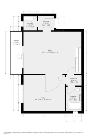 Pronájem bytu 2+kk, Mokrá-Horákov - Mokrá, 47 m2