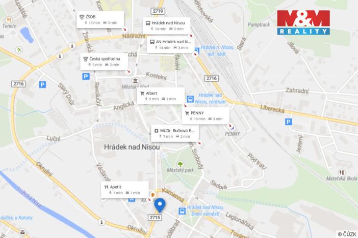 Pronájem bytu 3+kk, Hrádek nad Nisou, Jiřího z Poděbrad, 67 m2