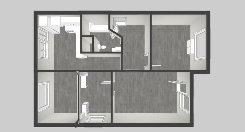 Pronájem bytu 3+1, Náchod, Příkopy, 77 m2