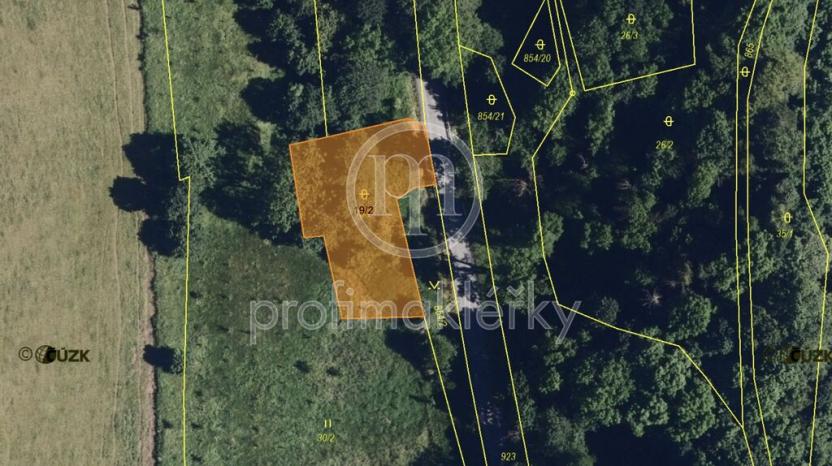 Prodej pozemku pro bydlení, Dvorce - Rejchartice, 896 m2