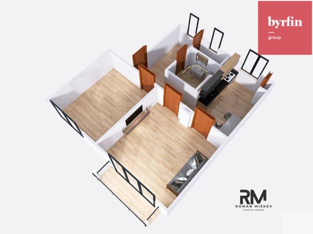 Pronájem bytu 2+1, Opava, Rybářská, 55 m2