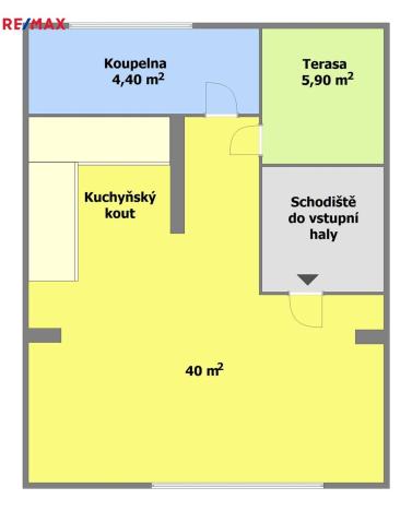 Pronájem bytu 1+kk, Praha, Zdeňky Nyplové, 56 m2