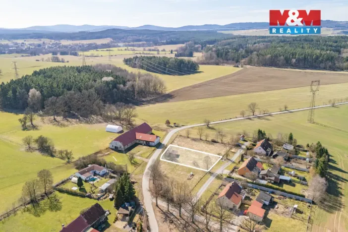 Prodej pozemku pro bydlení, Bor - Boječnice, 1151 m2