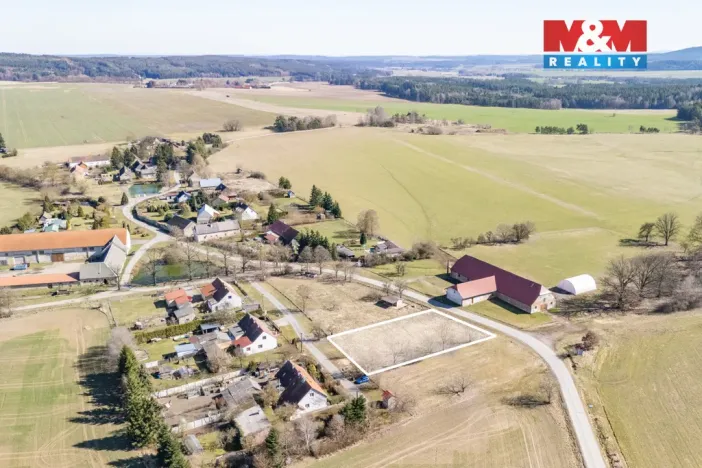 Prodej pozemku pro bydlení, Bor - Boječnice, 1289 m2