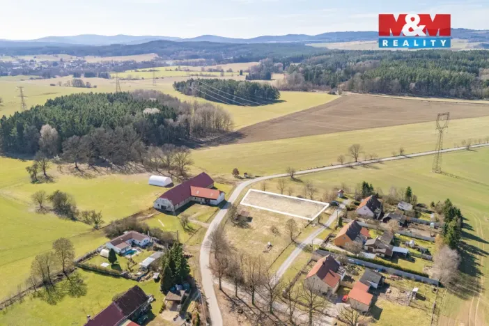 Prodej pozemku pro bydlení, Bor - Boječnice, 1289 m2